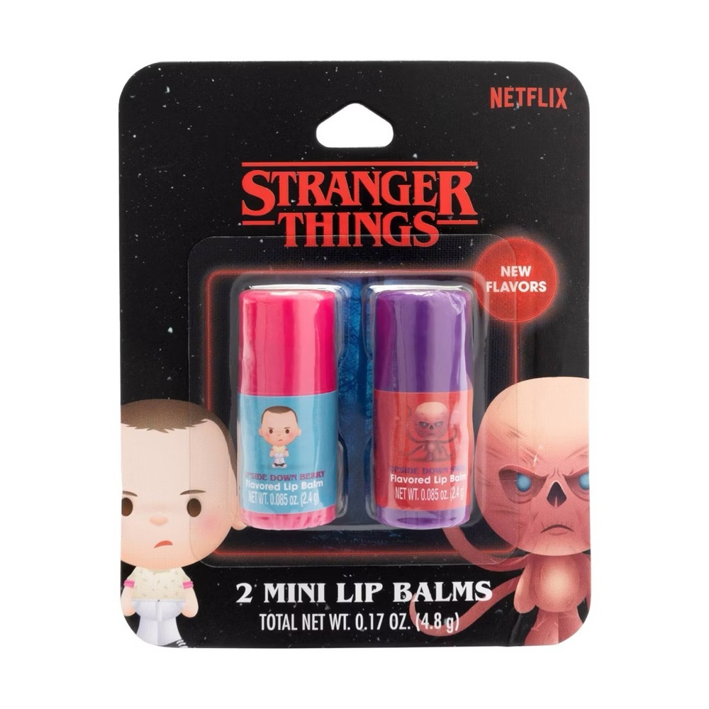 Stranger Things Mini Lip Balm Set - Blue and Red